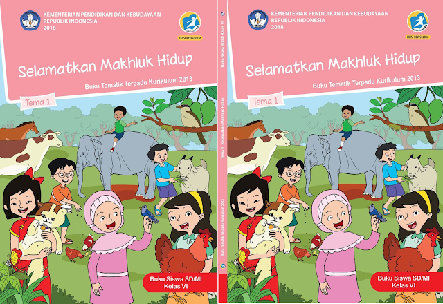 Buku Tema 1 Selamatkan Makhluk Hidup Kelas 6 Kurikulum 2013 Revisi 2018