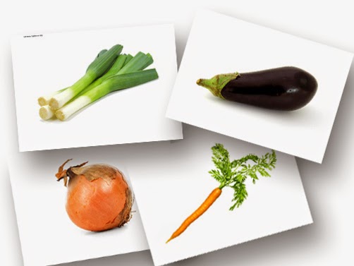 Bildkarten Gemüse - DaZ Material für die Sprachförderung in der Grundschule