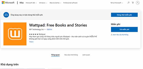 Tải Wattpad về Máy Tính, PC Win 7/10 mới nhất miễn phí c