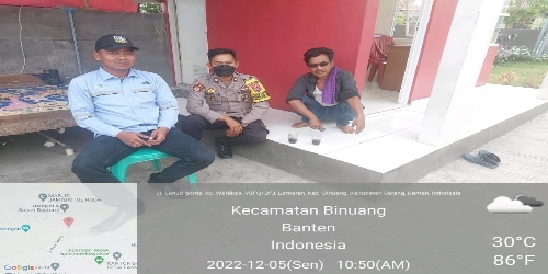 " Yuk Ngopi Wae" Polsek Carenang Polres Serang Dekatkan Diri Dengan Warga