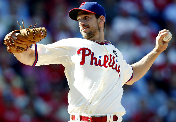 cliff lee phillies uniform. Cliff Lee: In his first month