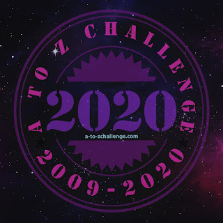 #AtoZChallenge 2020 badge