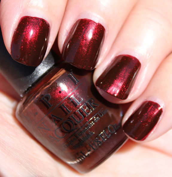 red nail polish colors. This red is the perfect medium