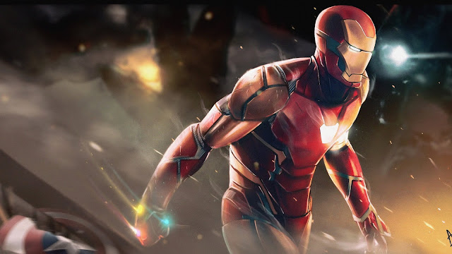 Iron Man Art Desktop Wallpaper