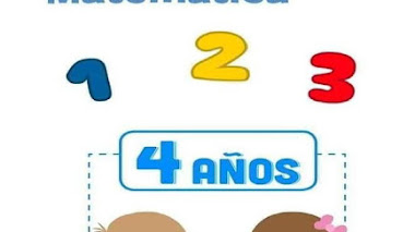 "Cuadernillo de matemáticas 1, 2 y 3 para niños de 4 Años"