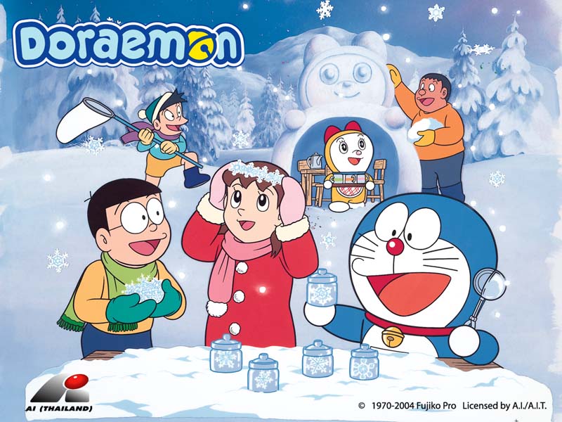 Doraemon Doramini Dorami Giant Nobita Shizuka Suneo 
