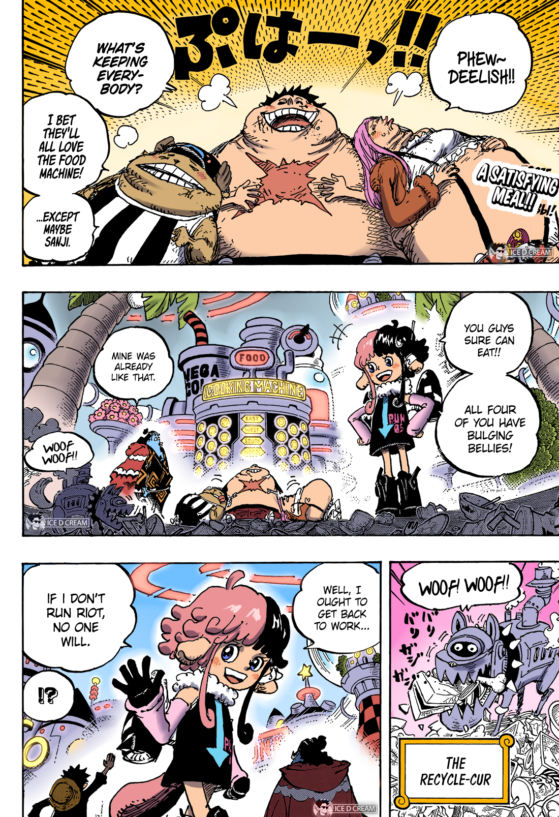 One Piece Chapter 1063 The Only Family I've Got Colored Full