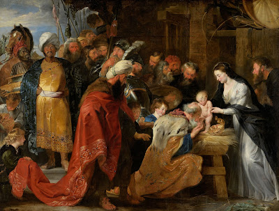 Peter Paul Rubens - Adoración de los Reyes - 1617 - Museo de Bellas Artes de Lyon