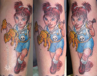 Evil Little Girl tattoo