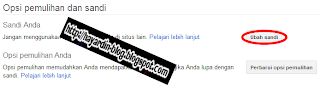 Cara Mengubah Password atau Sandi Email di Gmail.com 