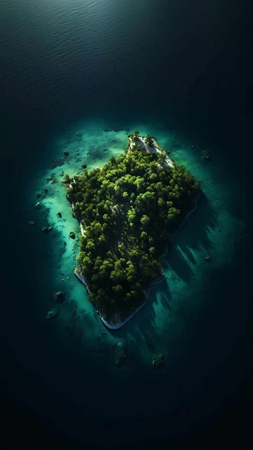 Mini Island iPhone Wallpaper 4K is high definition wallpaper and fits your device screen perfectly. Available resolution for mobile devices: 844x1500.