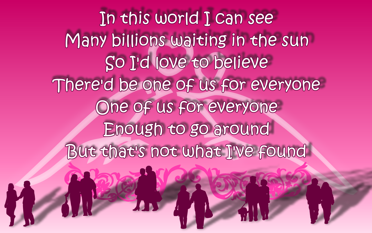 One True Love - Semisonic Song Lyric Quote in Text Image