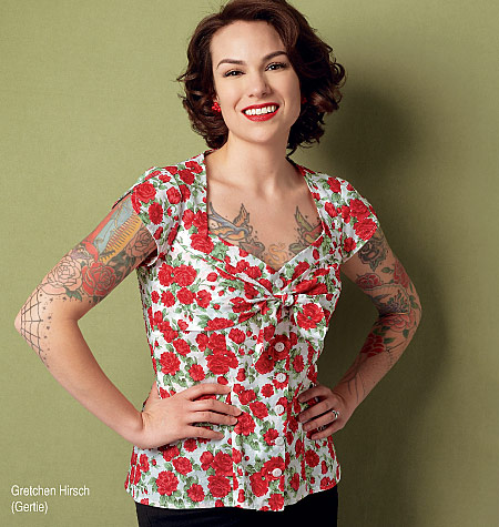 Gertie's New Blog for Better Sewing: New Butterick Blouse Pattern