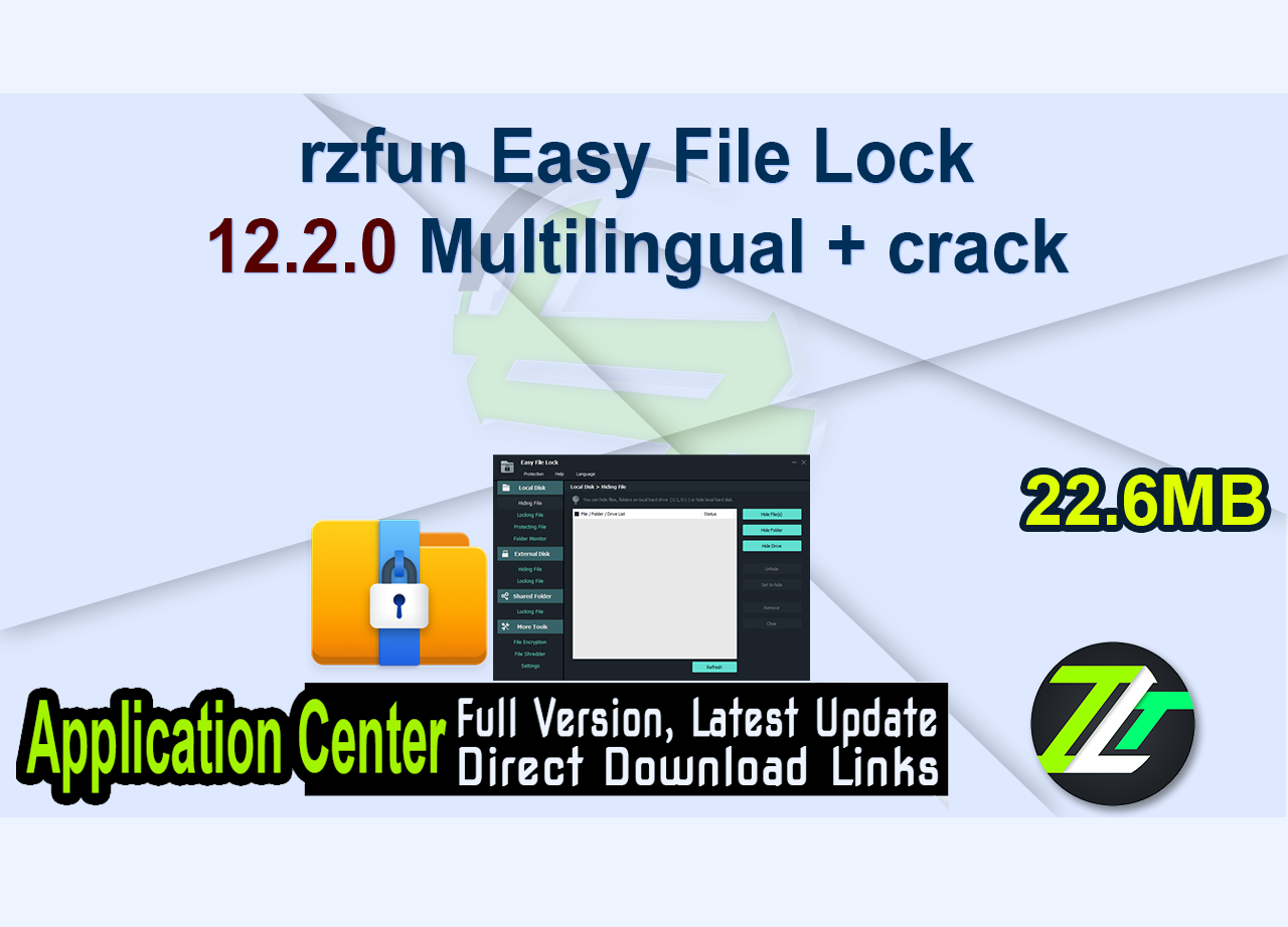 rzfun Easy File Lock 12.2.0 Multilingual + crack 