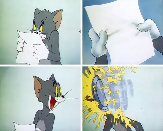tom and jerry meme template face