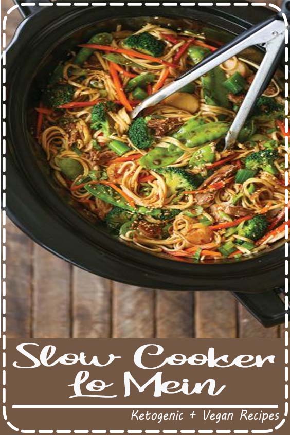 Skip delivery and try this veggie-packed takeout favorite for a healthy dinnertime meal that is easy to make right in your crockpot!