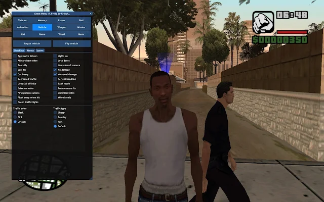 GTA San Andreas New Cheat Menu 1.6 Free Download For Pc