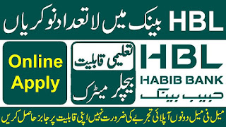 HBL Jobs 2023 Habib Bank Limited - Fill Online Apply Form at www.hblpeople.com_