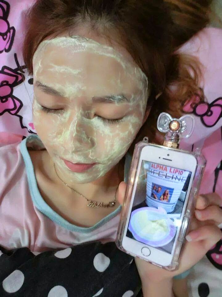 Masker dengan Alpha Lipid Lifeline