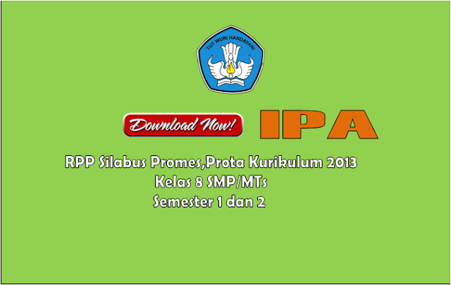 RPP Silabus Promes Kurikulum 2013IPA  Kelas 8 SMP/MTs 