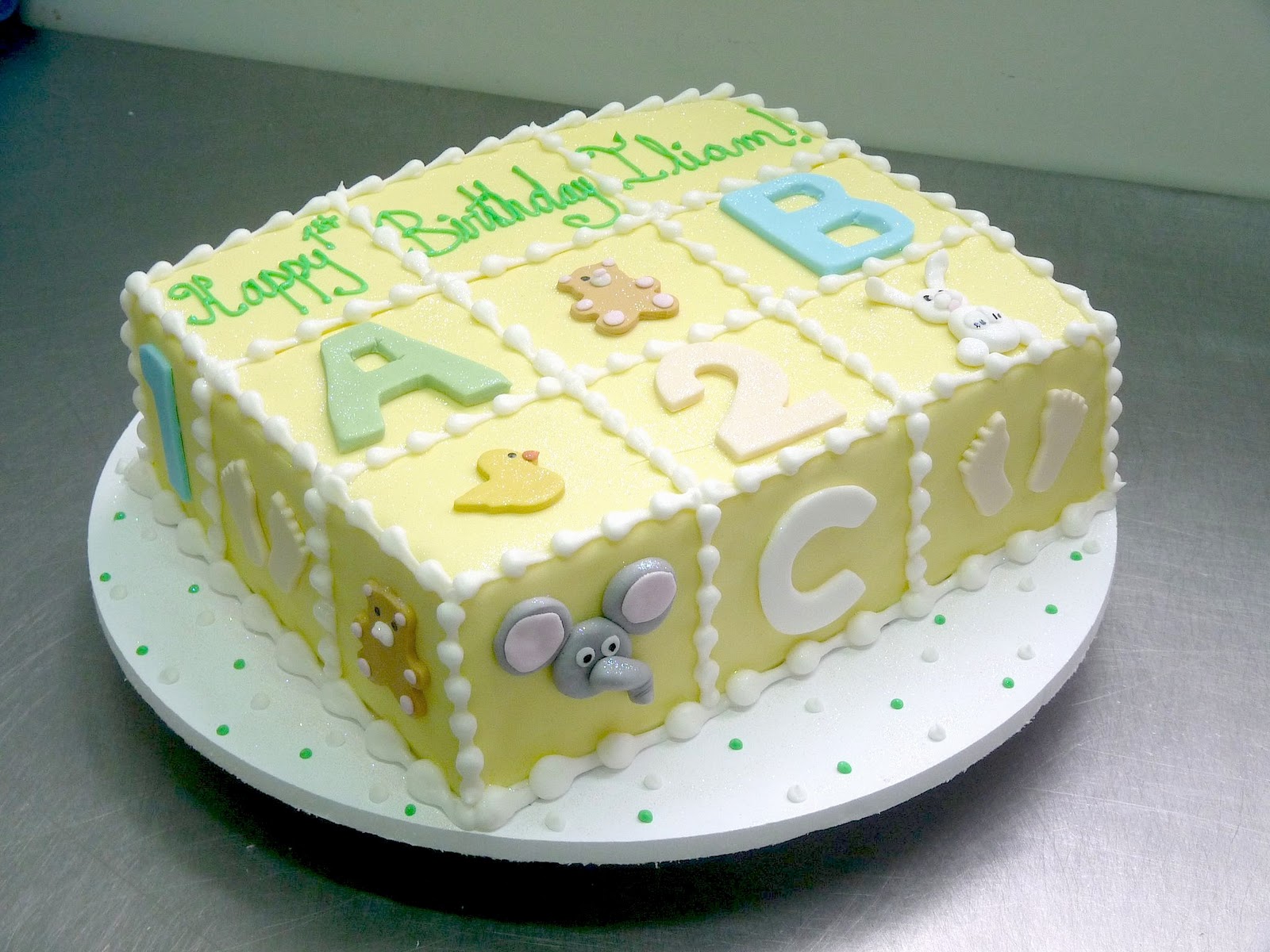 cool easy cake decorations baby shower cake with letters and numbers baby shower cake