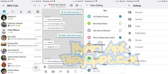 Download BBM Mod iOS Light v11 Versi 3.0.1.25 Apk Terbaru