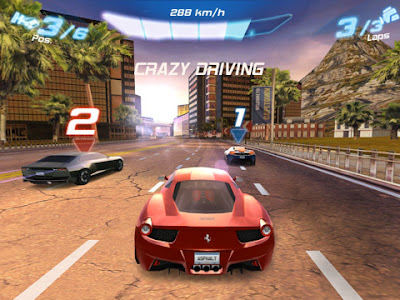 لعبة Asphalt 6: Adrenaline HD لجوالات X10,C7,E6,E7,N9,N8,T7,X7,Nokia 500,600,700