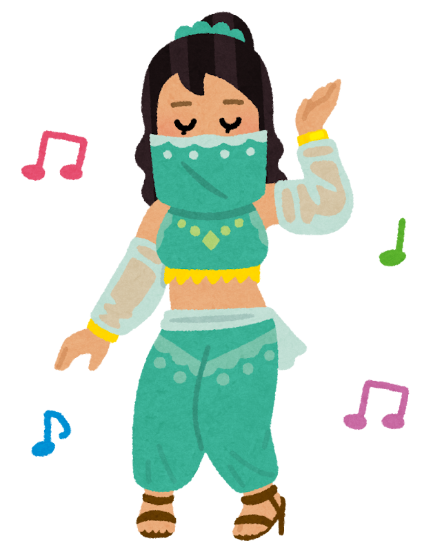 踊り子のイラスト かわいいフリー素材集 いらすとや