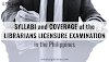 Syllabi and coverage of the Librarians Licensure Examination in the Philippines