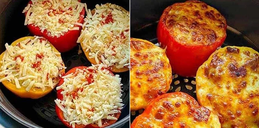 Step by step how to make stuffed peppers.