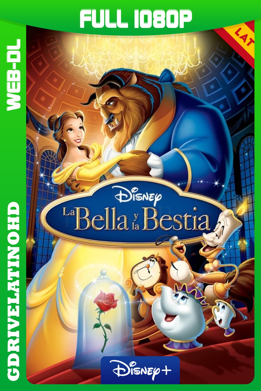 La Bella y La Bestia (1991) WEB-DL 1080p Latino-Inglés