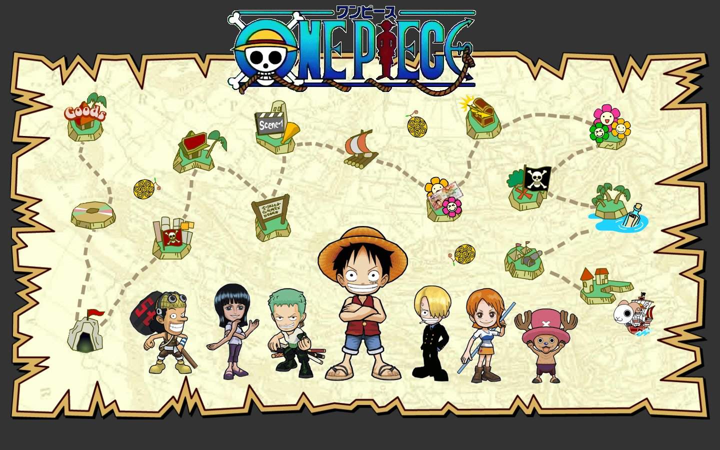 Anime One Piece Maps