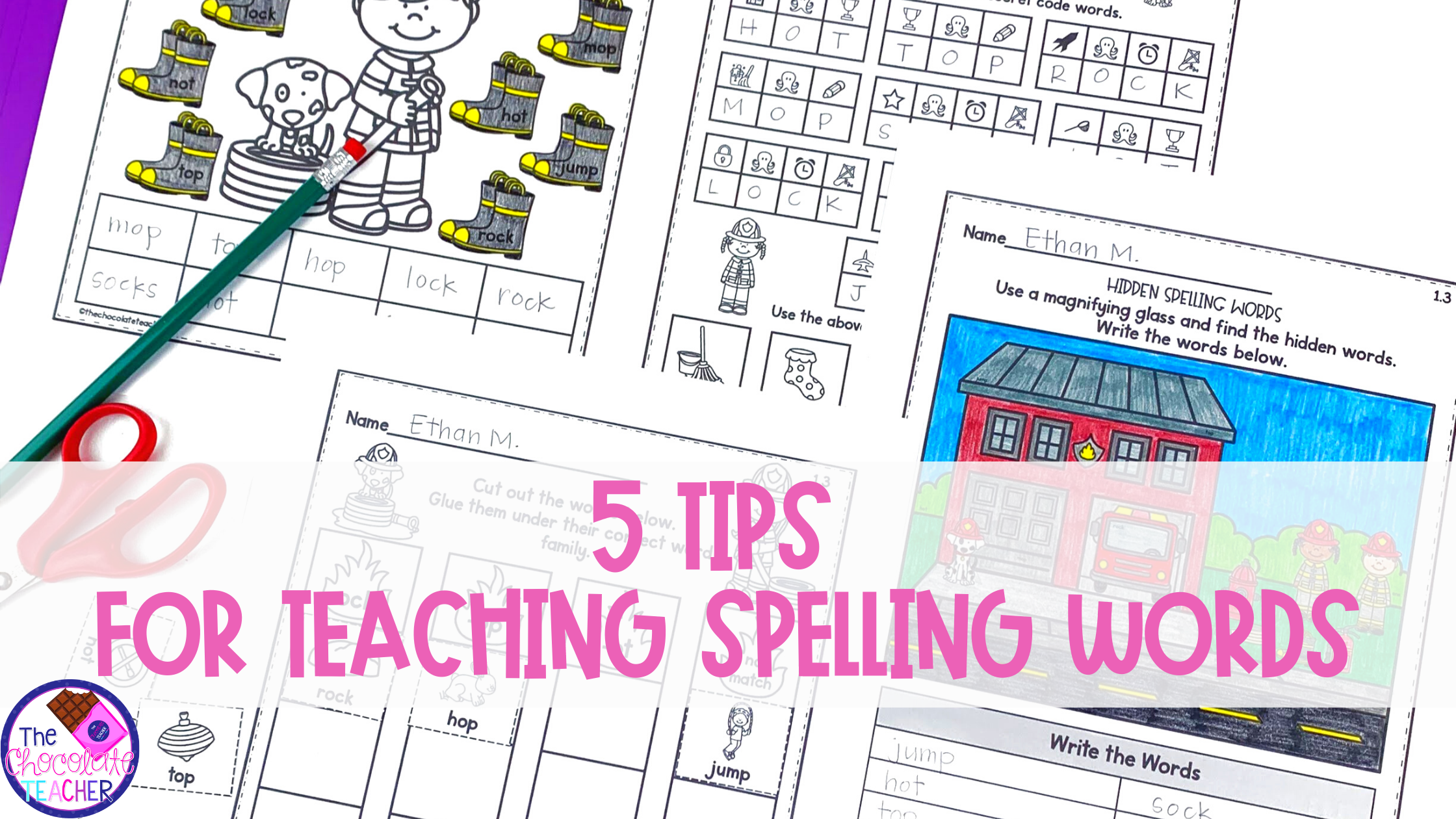 Use these 5 helpful tips for teaching spelling words in your classroom today.