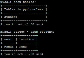 How to insert value into table of mysql database using python on CentOS and RHEL 6/7  step by step guide