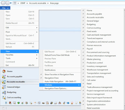 File > View > Modules to change how to see modules