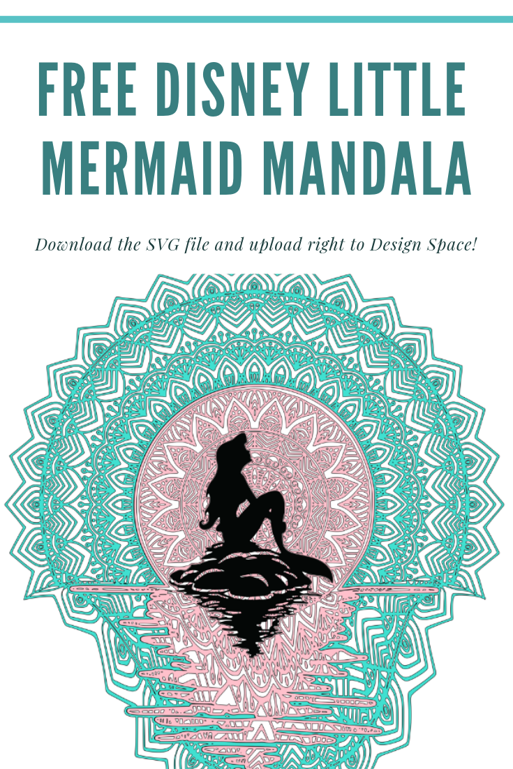 Download Chaos And Crafts Design Free Disney Little Mermaid Mandala