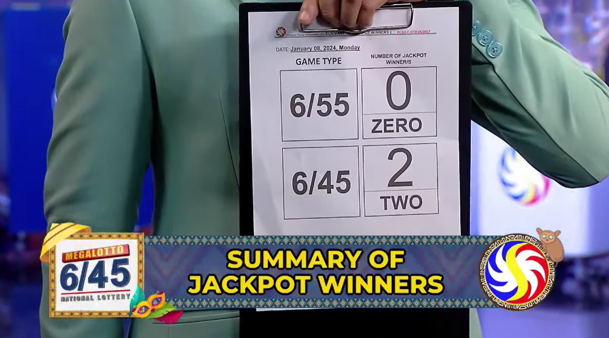 2 bettors win Php 121.8-M Mega Lotto jackpot