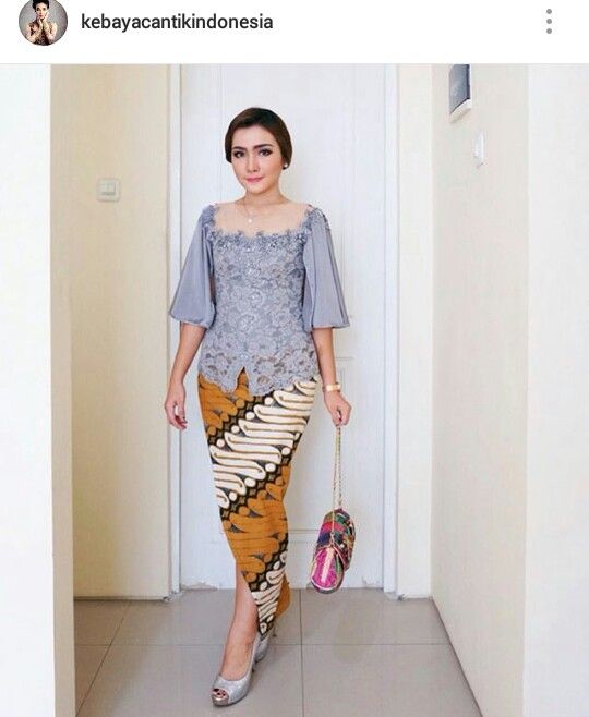 20 Model  Baju  Kebaya Modern Terbaru 2019 Mesin Jahit