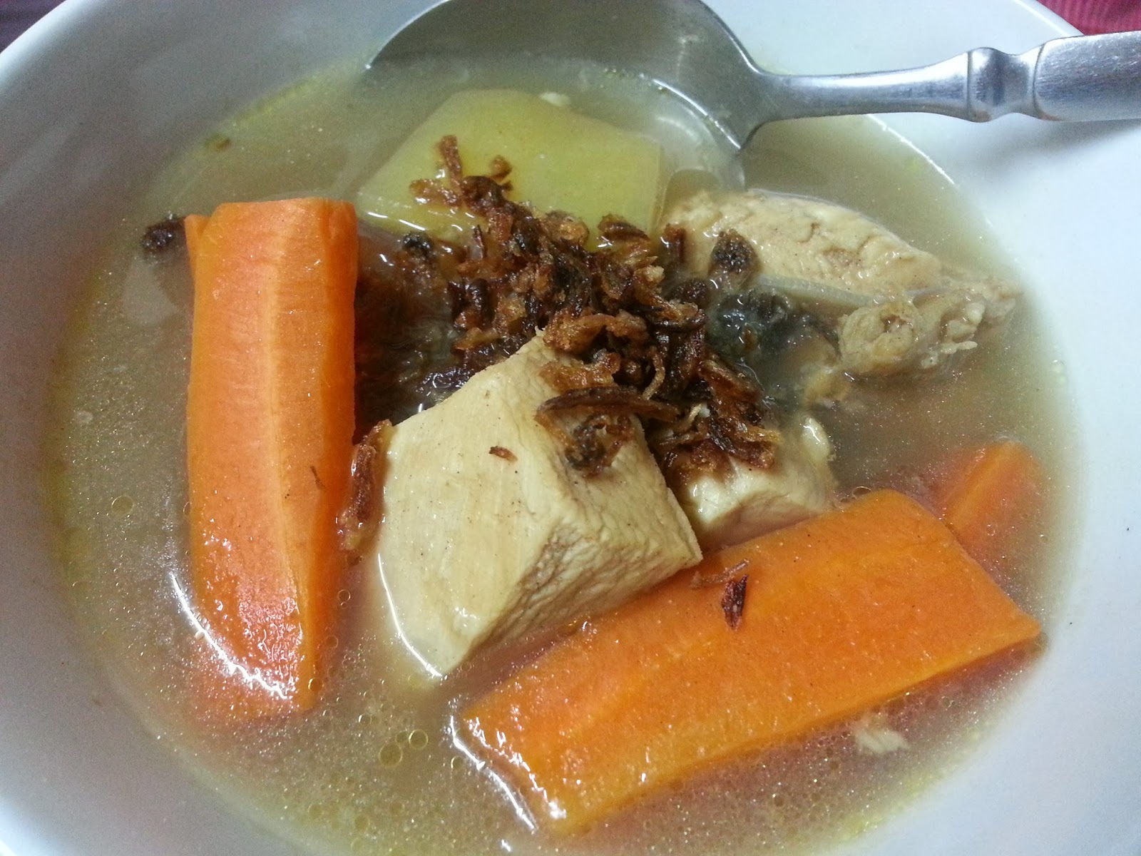 Resepi Sup Ayam Sayur - sayuran  Myiesha Miya