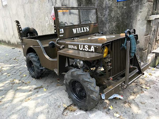 Dijual Jeep willys imut  Full plat mesin 100cc 