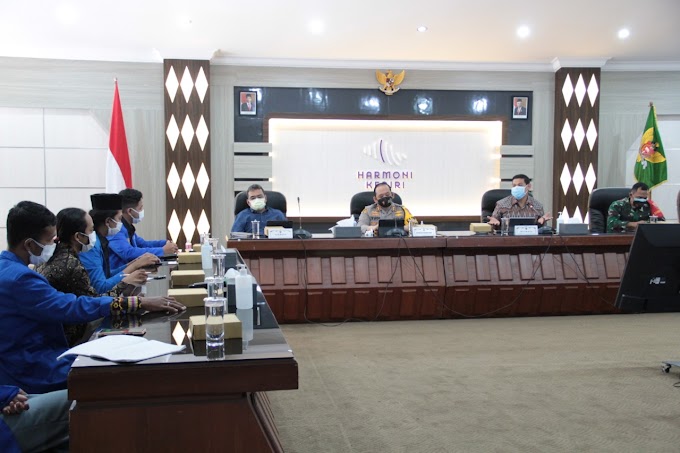  Audensi / diskusi  Forkopimda kota kediri  Bersama Pengurus PMII Cabang Kediri.