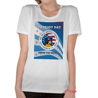 Don't you think this patriot day t-shirt is cute and it suits you? Order many shirts like this one to give your friends on this occasion.