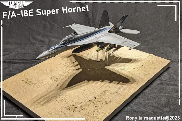 Diorama F/A-18E Super-Hornet de Top Gun : Maverick