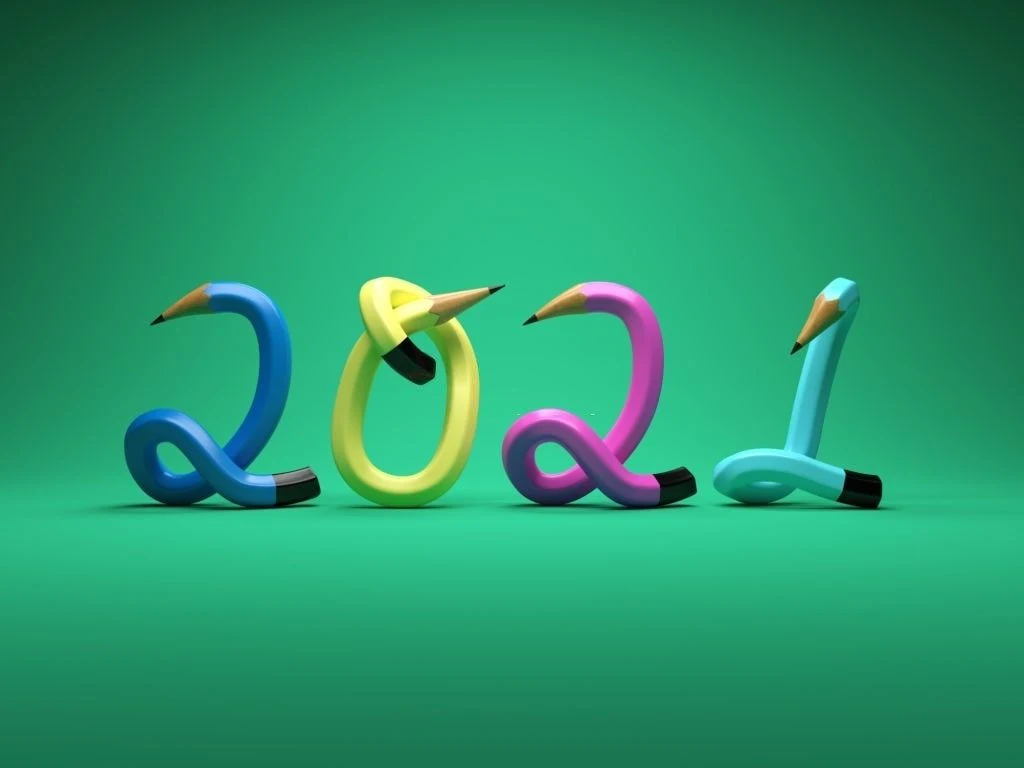 Creative Happy New Year 2020 HD Wallpaper