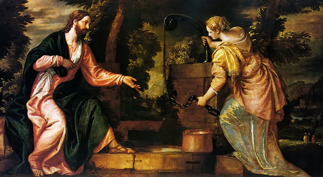 Christ and Woman of Samaria,Paolo Veronese,art