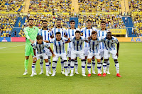 REAL SOCIEDAD DE FÚTBOL. Temporada 2023-24. Álex Remiro, Brais Méndez, Mikel Merino, Robin Le Normand, Carlos Fernández, Martín Zubimendi. Take Kubo, Barrenetxea, Zubeldia, Ahien Muñoz, Hamari Traoré. U. D. LAS PALMAS 0 🆚 REAL SOCIEDAD DE FÚTBOL 0 Viernes 25/08/2023, 19:30 horas. Campeonato de Liga de 1ª División, LaLiga EA Sports, jornada 3. Las Palmas de Gran Canaria, estadio Gran Canaria: 25.335 espectadores. GOLES: no hubo.