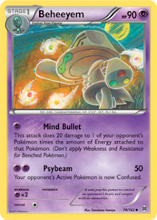 Beheeyem BREAKthrough Pokemon Card