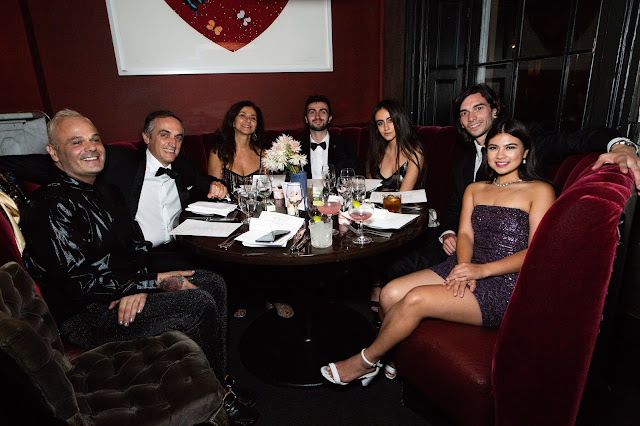 Kelly Fountain and Constantinidis family at a wedding in New York