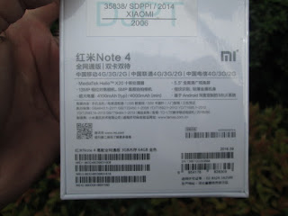 Xiaomi Redmi Note 4 3/64 4G LTE Ram 3GB Camera 13MP Fingerprint