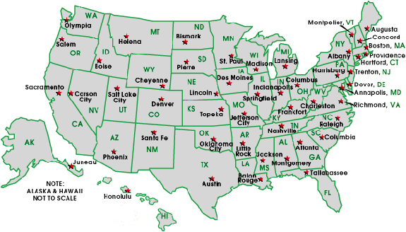 US map states